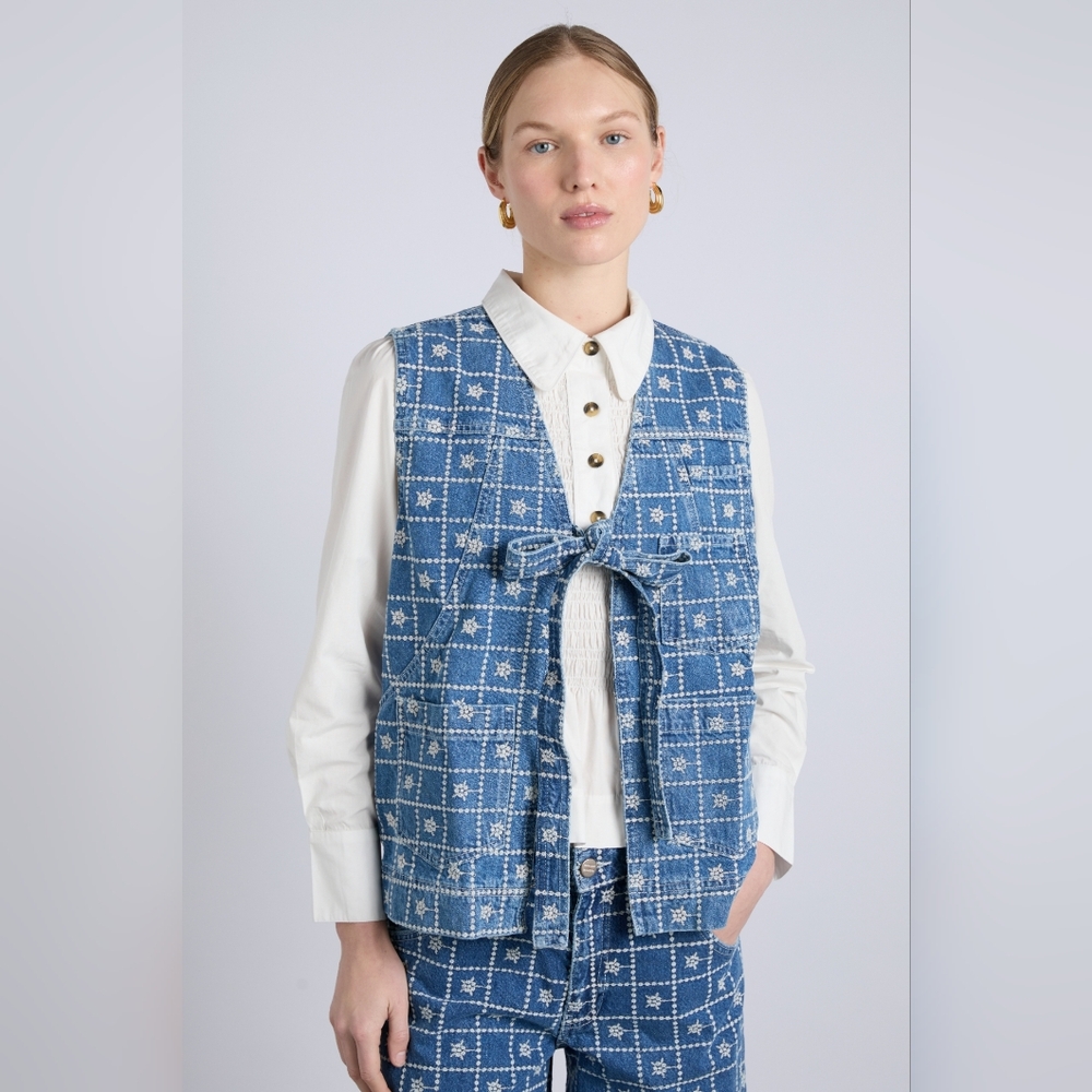Damson Madder Dilly Vest - Broderie EU Size 10 / US size 6